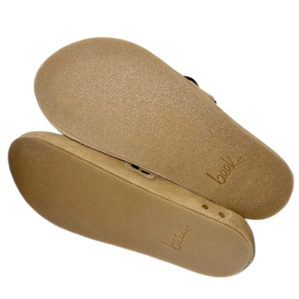 beek Tan Suede Buckle Mules NWOT - Picture 7 of 9